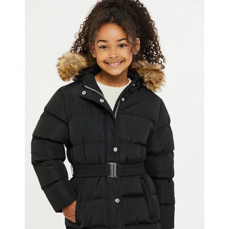 THREADGIRLS Threadgirls Steppjacke THB Belted Hooded Jacket Joni Winterjacken MiniW Стеганая куртка Threadgirls THB Куртка с капюшоном и поясом Joni Winterjacken MiniW