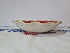 LUISENBURG KERAMIK Винтажная керамическая тарелка &quot;Цветы&quot;, ручная роспись, 23 см, Германия, 1960-70гг.