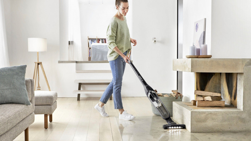 BOSCH BOSCH Akku-Hand-und Stielstaubsauger Flexxo Serie 4 BBH3P2801, 28 V, Power Duse mit LED, beutellos, integriertes Zubehor, Schwarz  Беспроводной ручной пылесос BOSCH Flexxo Series 4 BBH3P2801, 28 В, мощная насадка со светодиодом, без мешка, встроенны