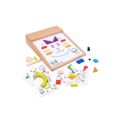 Epik Lernspielzeug fur Kinder magnetische Puzzlebausteine Развивающие игрушки для детей магнитные строительные блоки головоломки