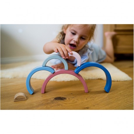 KINDSGUT Holz-Regenbogen Motorikspielzeug Деревянная радужная игрушка для моторики