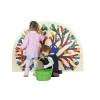 SINA®SPIELZEUG Holzspielzeug Wand-Steckspiel Busch Деревянная игрушечная вилка для игры в кусты
