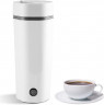 Lannister Lannister Reise-Wasserkocher Tragbarer elektrischer Reise-Wasserkocher elektrische Tasse/Flasche, 300,00 W, 304 Edelstahl Liner 400ml auslaufsicheres Design mit Tragegriff Gruner Lannister Travel Kettle Портативный электрический дорожный чайник 