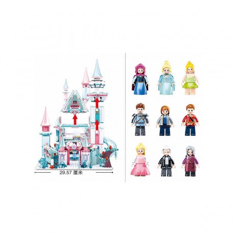 Sluban Magisches Winterschloss (1324 Teile) Волшебный зимний замок (1324 детали)