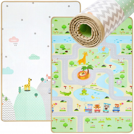 mamabrum Krabbelmatte 120 x 180 x 0.5 cm Wasserdicht Rutschfest Коврик для ползания 120 x 180 x 0,5 см водонепроницаемый нескользящий