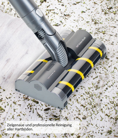 Genius Genius Akku-Bodenstaubsauger Genius Invictus X8 360° Hartboden-Elektroburste Беспроводной пылесос Genius Invictus X8 электрическая щетка для твердых полов с поворотом на 360°