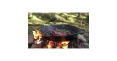 Petromax Petromax Grill-Feuerpfanne gp30h, mit 2 Henkeln schwarz, O 30cm  schwarz Сковорода-гриль Petromax gp30h, с 2 ручками, черная, O 30см