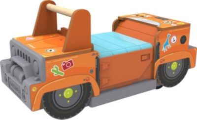 KidKraft Safari 2-in-1 Ride and Play Rutschauto mit EZ Kraft Assembly Автомобиль-толкатель Safari 2-in-1 Ride and Play с EZ Kraft Assembly
