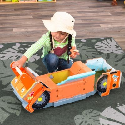 KidKraft Safari 2-in-1 Ride and Play Rutschauto mit EZ Kraft Assembly Автомобиль-толкатель Safari 2-in-1 Ride and Play с EZ Kraft Assembly