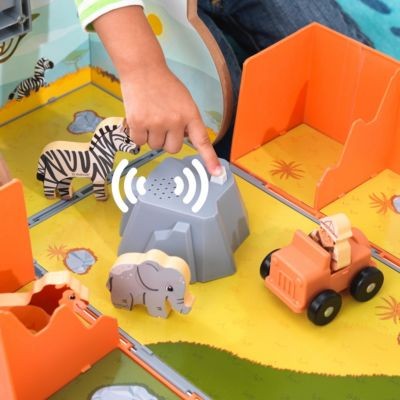 KidKraft Safari 2-in-1 Ride and Play Rutschauto mit EZ Kraft Assembly Автомобиль-толкатель Safari 2-in-1 Ride and Play с EZ Kraft Assembly