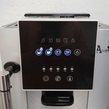 Acopino Acopino Kaffeevollautomat Napoli mit Dampfduse fur perfekten Milchschaum, Herausnehmbare Bruheinheit, ULKA Hochleistungspumpe, grosses Display  Полностью автоматическая кофемашина Acopino Napoli с паровым соплом для идеальной молочной пены, съемны