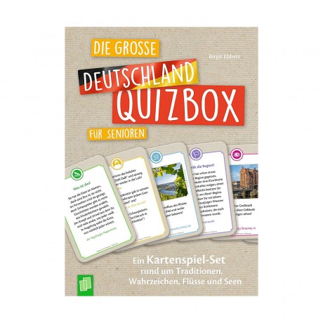 Verlag an der Ruhr Die grosse Deutschland-Quizbox fur Senioren (Kartenspiel) Большая викторина по Германии для пожилых людей (карточная игра)