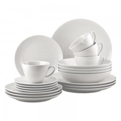 Rosenthal Rosenthal Mesh Weiss Kombiset (mit Kombitasse) 20-tlg. Комбинированный набор Rosenthal Mesh Weiss (с комбинированной чашкой) 20 шт.