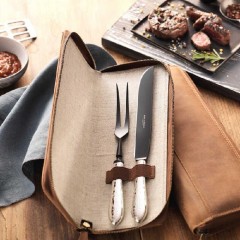 Robbe &amp; Berking Robbe &amp; Berking Martele - 925 Sterling Silber Tranchierset Frozen Black 2-tlg. Robbe &amp;amp; Berking Martele - Набор для резьбы по серебру 925 пробы Frozen Black 2 шт.