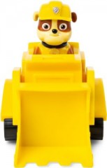 Spin Master PAW Patrol Baustellen-Fahrzeug mit Rubble-Figur (Basic Vehicle\/Basis Fahrzeug) Машина Щенячьего патруля на строительной площадке с фигуркой из щебня (базовая машина/базовая машина)
