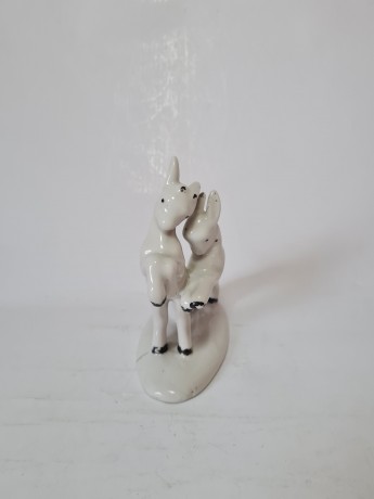 Spomin Винтажная фигурка "Два козленка", 12см, Германия, 1960-70гг.