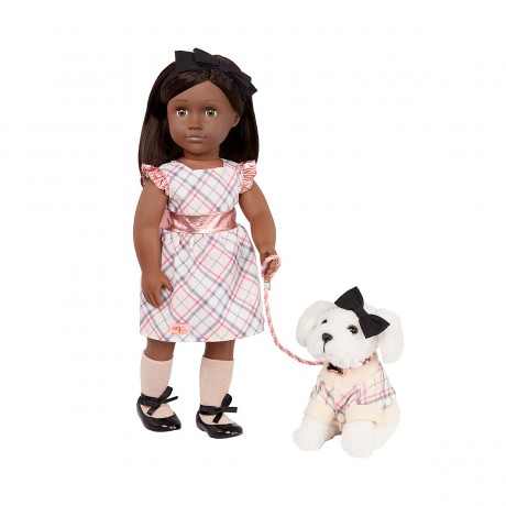 Our Generation Puppe Candice 46cm mit Welpe Chic Кукла Кэндис 46см с щенком Шик
