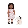 Our Generation Puppe Candice 46cm mit Welpe Chic Кукла Кэндис 46см с щенком Шик