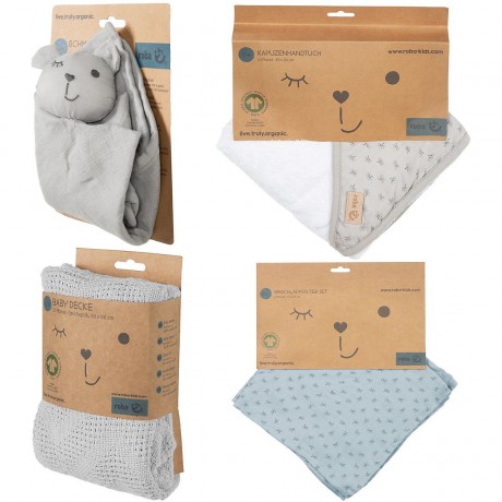 Roba Geschenkset Babypflege Lil Planet grau Подарочный набор по уходу за ребенком Lil Planet серый
