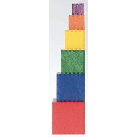 SINA®SPIELZEUG Holzspielzeug Stapelspiel Wurfelturm 6 Steine Деревянная игрушка укладка игрового куба башня 6 камней
