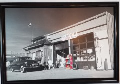 IKEA Painting, Икеа Фото картина &quot;Route 66&quot; в черной рамке, фотограф Бруно Пероусое, 65х45х2,5см, Дания 2005-2006гг.