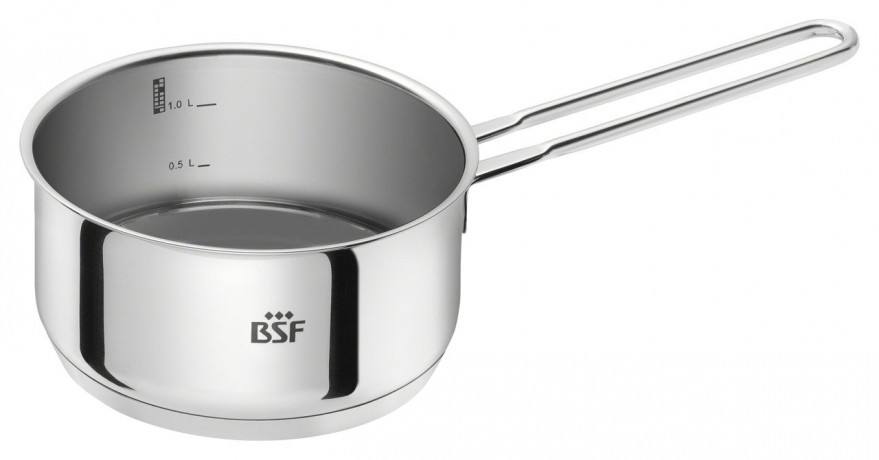 BSF BSF Topfset 5-tlg. BORDEAUX silber Набор кастрюль BSF, 5 шт. БОРДО