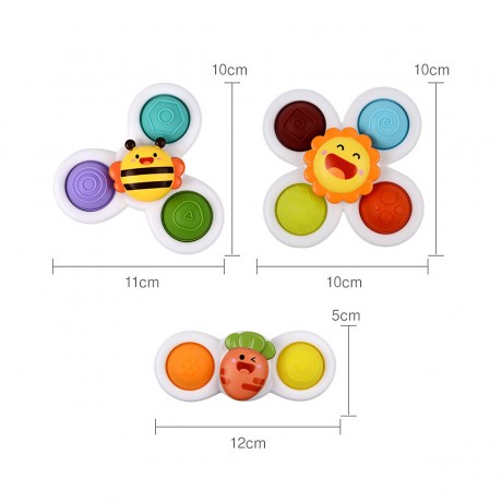 Vetaka Badespielzeug Wasserspielzeug Saugnapf spielzeug fur Kinder Игрушки для ванной Игрушки для воды Игрушки на присоске для детей