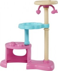 Mattel Barbie-Puppe und Katzchen Kratzbaum Spielset mit Zubehor. Spielzeug fur Kinder ab 3 Jahren Набор для игры в когтеточку с куклой Барби и котенком и аксессуарами. Игрушки для детей от 3 лет
