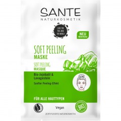 Sante Soft Peeling Maske Bio-Jojobaol &amp; Lavagestein  Мягкая маска-пилинг с органическим маслом жожоба и лавовым камнем