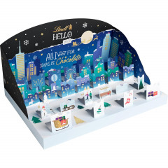 Lindt HELLO 2024 Adventskalender, Адвент-календарь, 24 сладких сюрприза из серии Lindt Hello, 800 г, 3 штуки