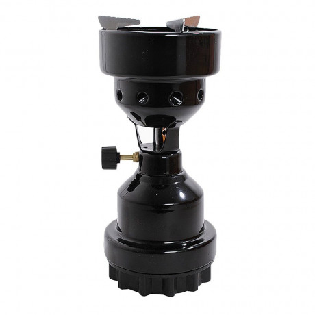 Mianova Mianova Gaskocher 1 flammig Gaskocher Campingkocher Kocher Schwarz, Outdoor BBQ Barbecue Grill Camping Gas Herd Tischgrill Notfall Campingherd Notfallkocher  Газовая плита Mianova, газовая плита с 1 пламенем, походная плита, черная уличная барбекю