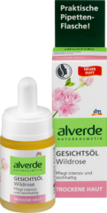 alverde NATURKOSMETIK Gesichtsol Wildrose  Масло для лицас экстрактом Дикой розы для сухой кожи	, 15 мл