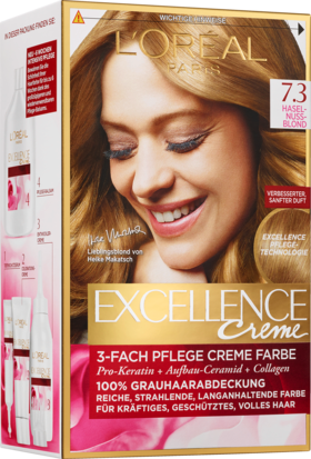 Excellence Краска для волос Haselnussblond 7.3