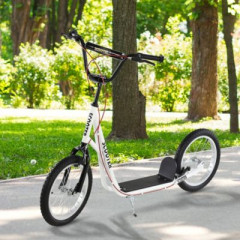 HOMCOM Kinderscooter mit Handbremse Детский самокат с ручным тормозом