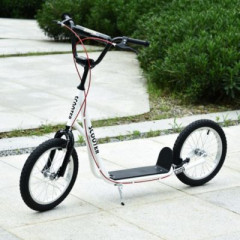 HOMCOM Kinderscooter mit Handbremse Детский самокат с ручным тормозом