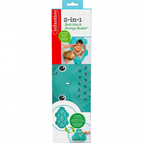 Infantino Infantino 2-in-1 Badematte  Ablagekorb Корзина для хранения коврика для ванной 2-в-1 Infantino