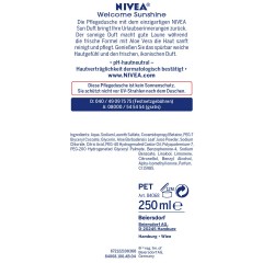 NIVEA Duschgel Love Sunshine, 250 ml Гель для душа Лав Саншайн, 250мл