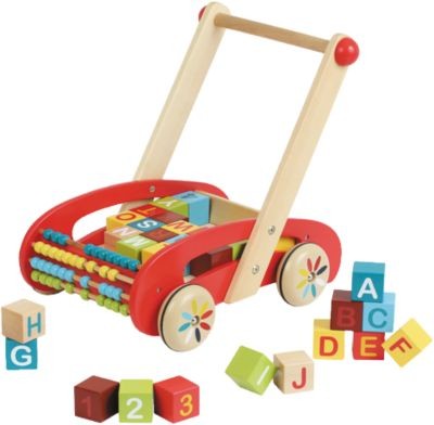 Janod Wagen ABC mit 30 Bausteinen (Holz) Вагон ABC с 30 строительными блоками (дерево)