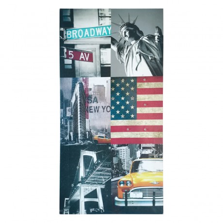 Shanghai Decoration Фото-коллаж "Нью-Йорк, Бродвей, Статуя Свободы" 2005-2010гг, 60х30х2см