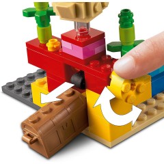 LEGO Minecraft 21164 Das Korallenriff ЛЕГО Коралловый риф