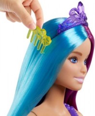 Mattel Barbie Dreamtopia Regenbogenzauber Meerjungfrau Puppe mit langem Haar Кукла Barbie Dreamtopia Rainbow Magic Mermaid с длинными волосами