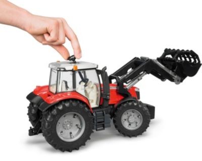 Bruder Bruder 3047 Profi-Serie Massey Ferguson 7624 mit Frontlader 1:16 Профессиональная серия Brother 3047 Massey Ferguson 7624 с фронтальным погрузчиком 1:16