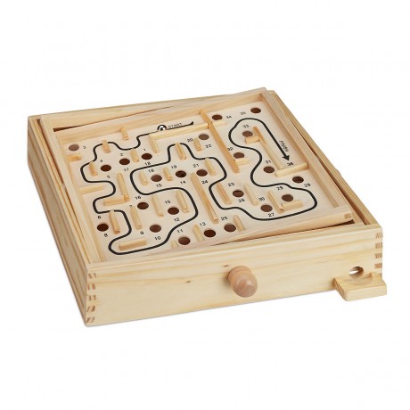 relaxdays Holz Labyrinth Spiel игра деревянный лабиринт