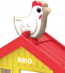 BRIO 8-tlg. Holz Bauernhof Set 8 шт. Деревянный набор фермы