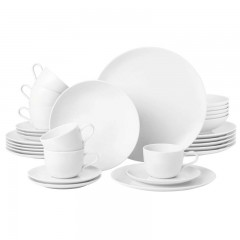 Seltmann Weiden Seltmann Weiden Liberty Weiss Kombi-Set 30-tlg. Комбинированный набор Seltmann Weiden Liberty Weiss из 30 предметов.