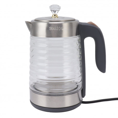 PRANITE PRANITE Wasserkocher 2L Wasserkocher 2200W Hochleistungs-Wasserkocher, Glas Wasserkocher, 2 l, 2200,00 W, mit automatischer Abschaltung und Trockengehschutz Elektrischer  Чайник PRANITE Чайник на 2 л, 2200 Вт Высокопроизводительный чайник, стеклян