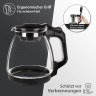 T24 T24 Wasserkocher Glasteekanne mit Edelstahl Teesieb  Uberhitzungsschutz, 1700 ml, 1700 ml  Чайник T24 стеклянный заварочный чайник с ситечком из нержавеющей стали с защитой от перегрева, 1700 мл, 1700 мл