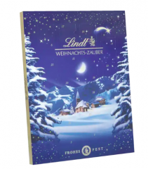 Lindt Weihnachtszauber Adventskalender 2024, Адвент календарь, 24 сладких сюрприза, 530 г, 2 штуки
