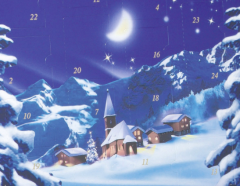 Lindt Weihnachtszauber Adventskalender 2024, Адвент календарь, 24 сладких сюрприза, 530 г, 2 штуки