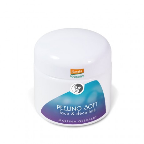 Martina Gebhardt Naturkosmetik Peeling Soft Face & Decollete 100ml  Мягкий пилинг для лица и декольте 100мл
